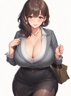 爱穿丝袜的蜜桃臀教授美母