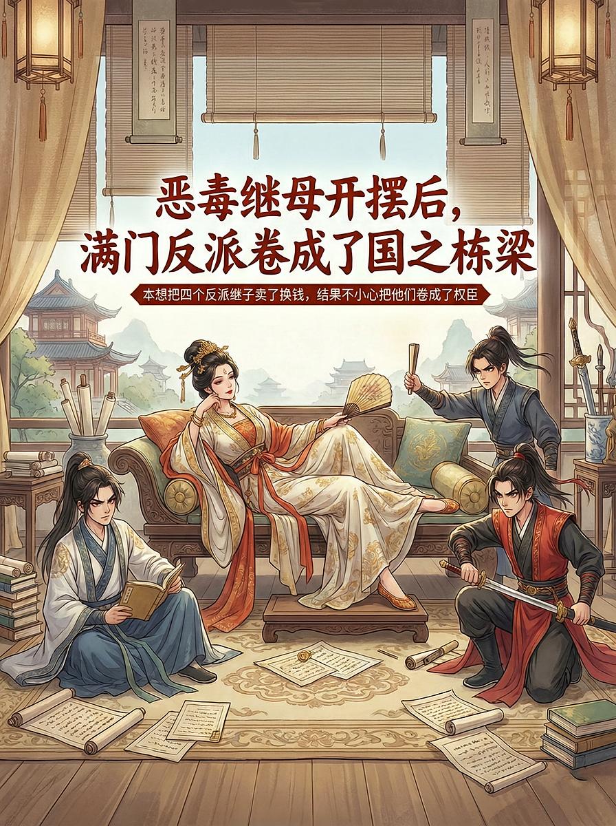 恶毒继母开摆后,满门反派卷成了